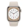 Apple Watch Series 8 GPS 41mm Starlight Aluminum Case with Starlight Sport Band (MNP63)