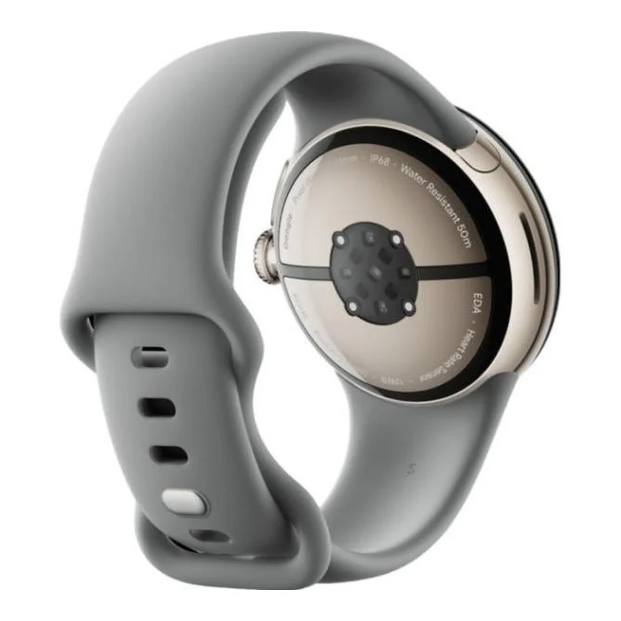 Google Pixel Watch 3 41 mm Wi-Fi Champagne Gold Aluminum Case/Hazel Active Band