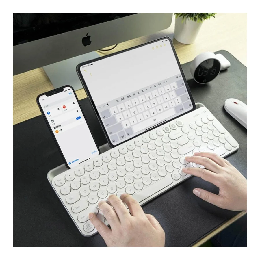 Xiaomi MiiiW AIR85 Plus MWBK01 Keyboard Bluetooth Dual Mode White