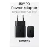 Samsung 15W PD Power Adapter (w/o cable) Black (EP-T1510NBE) (EU)