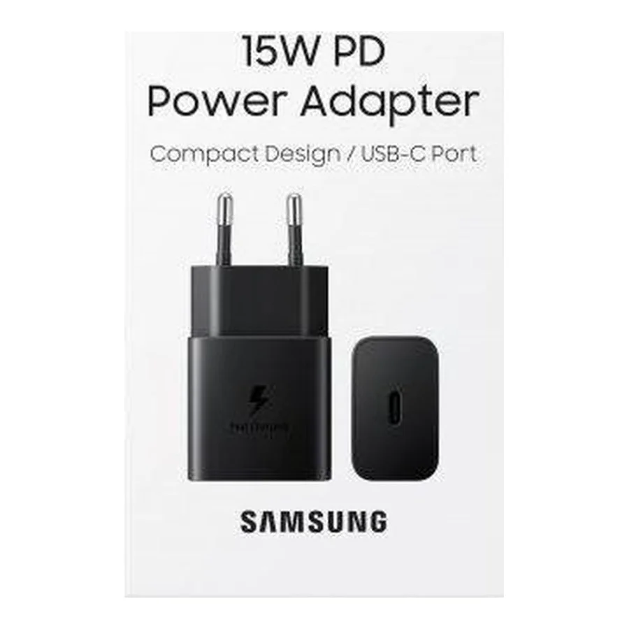 Samsung 15W PD Power Adapter (w/o cable) Black (EP-T1510NBE) (EU)