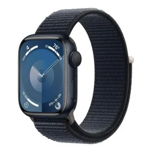 Apple Watch Series 9 GPS 41mm Midnight Aluminum Case w. Midnight Sport Loop (MR8Y3)