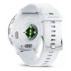 Garmin Venu 3 Silver Stainless Steel Bezel with Whitestone Case and Silicone Band (010-02784-00/50)