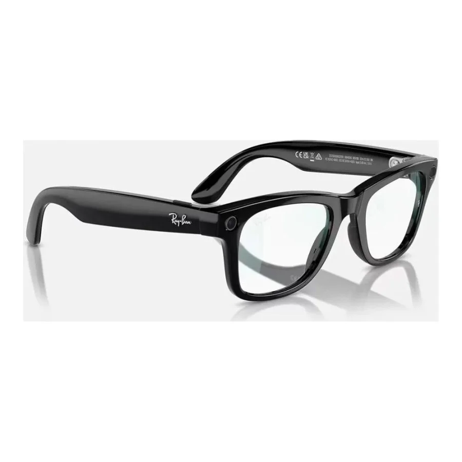 Ray-Ban Смарт-окуляри Meta Wayfarer Shiny Black Frame Clear Lenses (RW4006 601/SB 50-22)