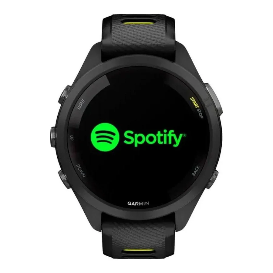 Garmin Forerunner 265S Black Bezel and Case w. Black/Amp Yellow S. Band (010-02810-03/13/53)