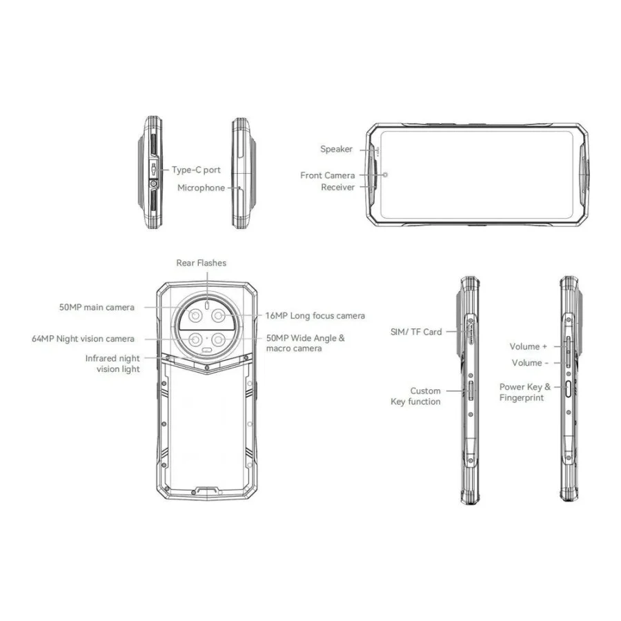 DOOGEE DK10 12/512GB Kevlar Black