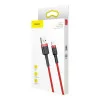 Baseus cafule Cable USB For lightning 2.4A 1M Red+Red (CALKLF-B09)