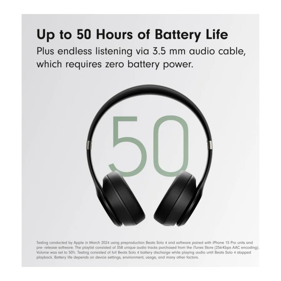 Beats by Dr. Dre Solo 4 Matte Black (MUW23)