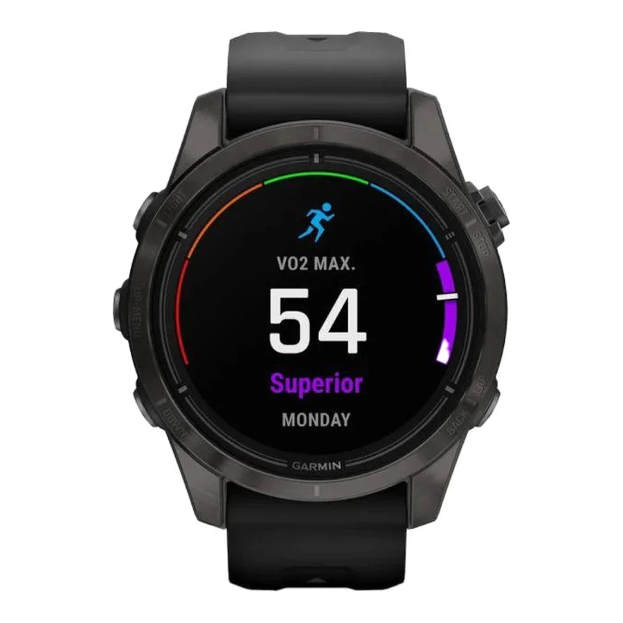Garmin Epix Pro Gen 2 Sapphire 42mm Carbon G. DLC Ti. with Black Band (010-02802-14/15)