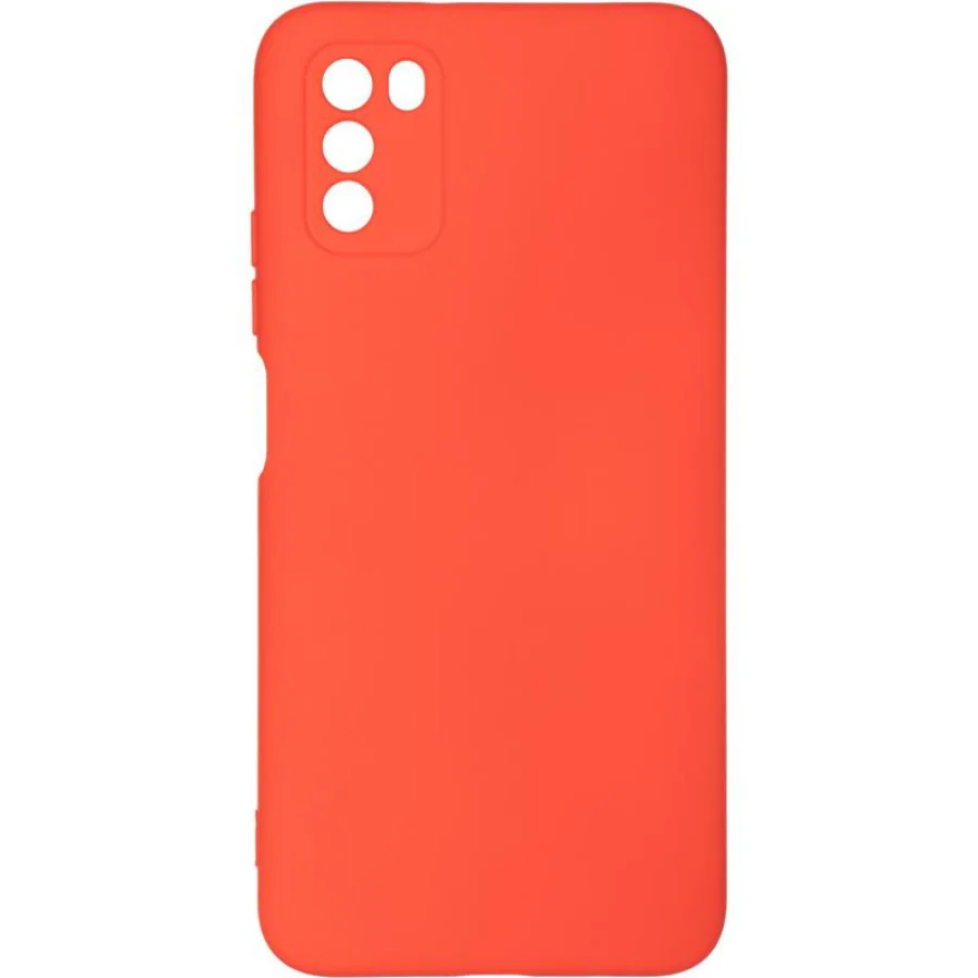 Силиконовый чехол для Xiaomi Poco M3 (Red)