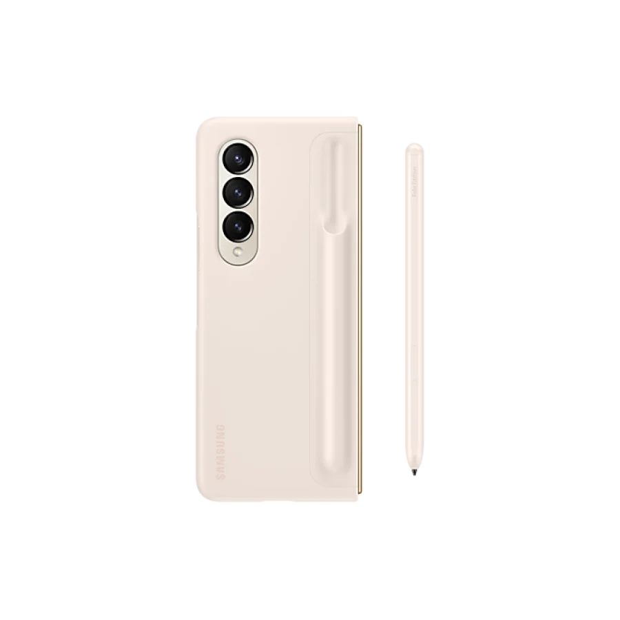 Samsung Galaxy Fold 4 Standing Cover with Pen - Sand (EF-OF93P)