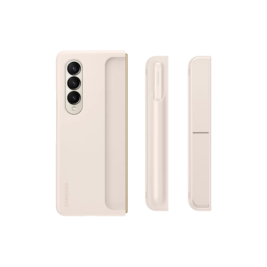 Samsung Galaxy Fold 4 Standing Cover with Pen - Sand (EF-OF93P)
