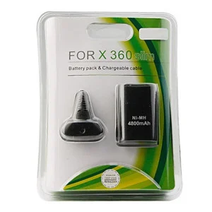 Microsoft Xbox 360 Play and Charge Kit (Батарея 4800 mAh + зарядное) (Black)