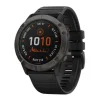 Garmin Fenix 6X Pro Solar Titanium Carbon Grey DLC with Black Band (010-02157-21)