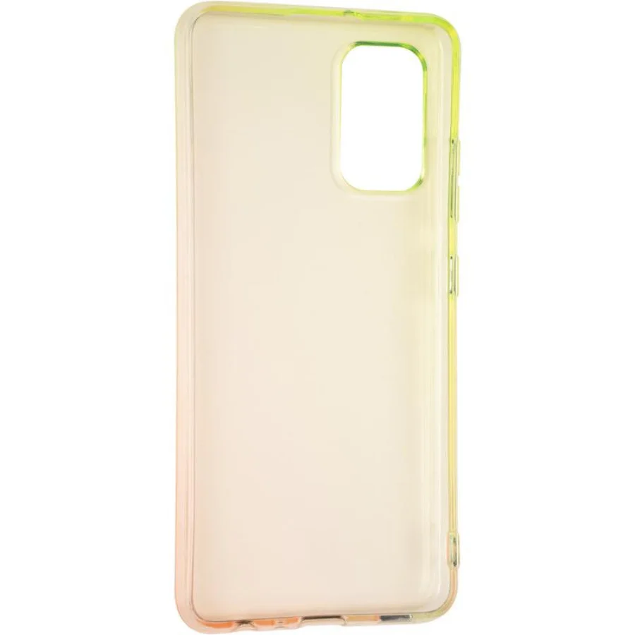 Силиконовый чехол для Samsung A32 (Yellov/Pink)