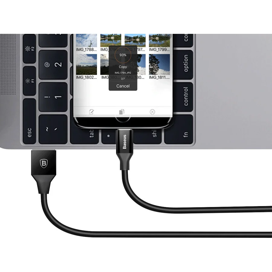 Baseus USB Cable to microUSB Yiven 1.5m Black (CAMYW-B01)