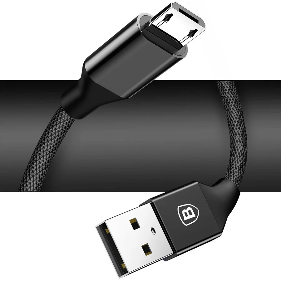 Baseus USB Cable to microUSB Yiven 1.5m Black (CAMYW-B01)