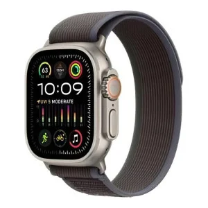 Apple Watch Ultra 2 GPS + Cellular 49mm Titanium Case with Blue/Black Trail Loop - M/L (MRF63)