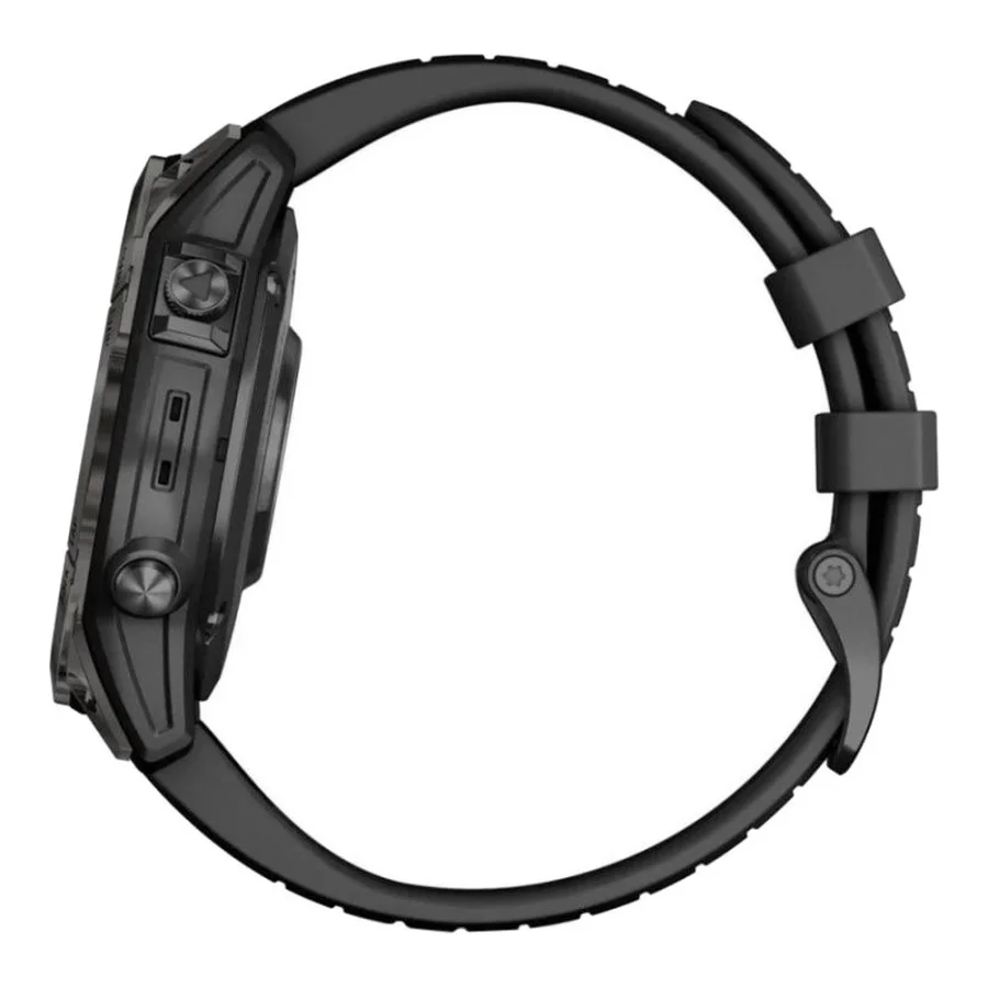 Garmin Fenix 7 Pro Sapphire Solar Carbon G. DLC Tit. with Black Band (010-02777-10/11/54)