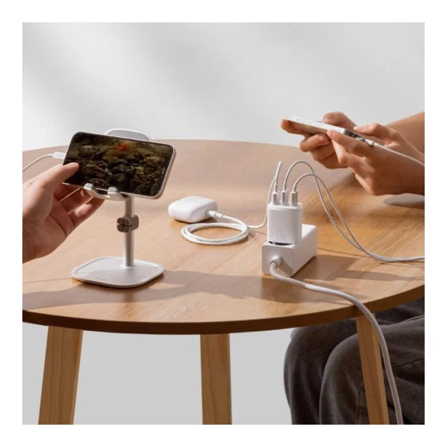 Baseus Compact Charger 3U 17W White (CCXJ020102)