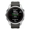 Garmin Fenix 7S Pro Solar Silver w. Graphite Band (010-02776-00/01)