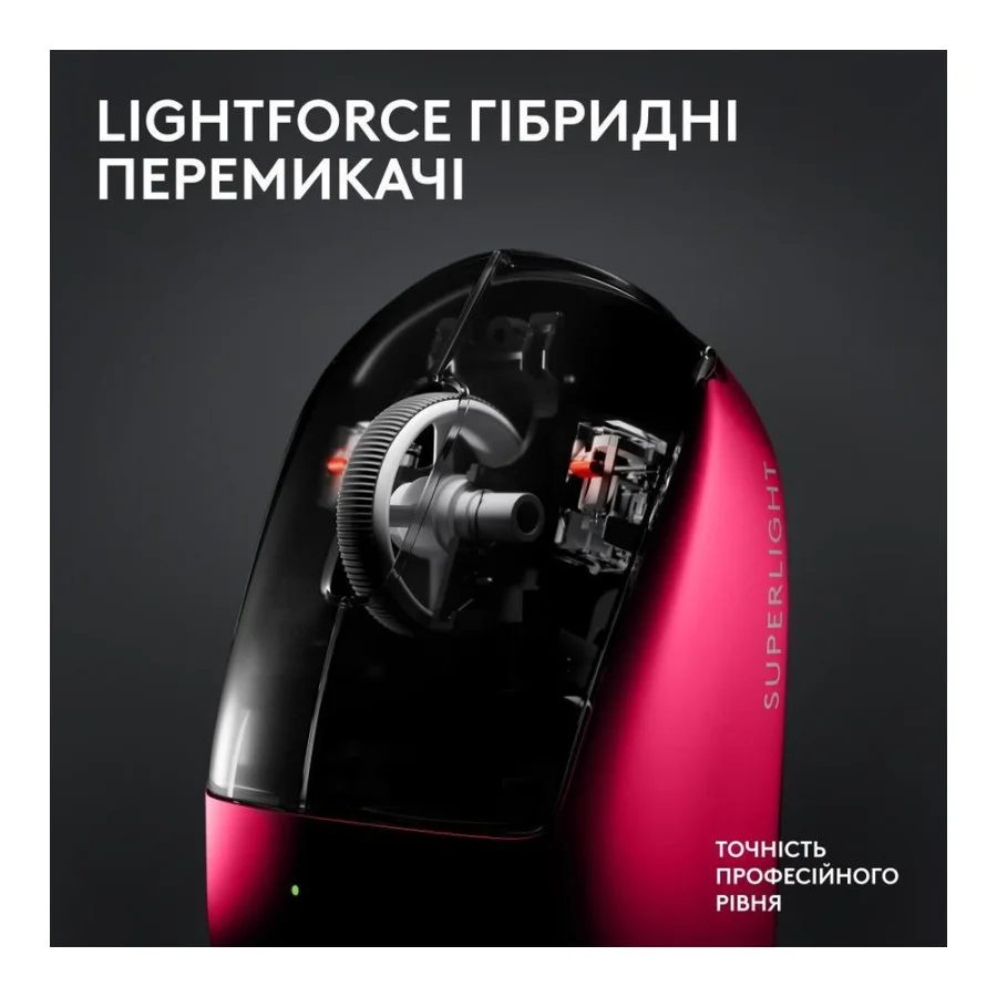Logitech G Pro X Superlight 2 Lightspeed Wireless Magenta (910-006797, 910-006799, 910-006798)