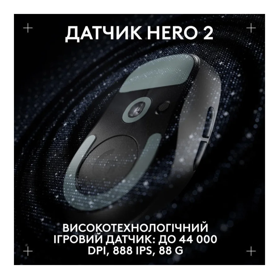 Logitech Pro X Superlight 2 Dex Black (910-007357, 910-007359)