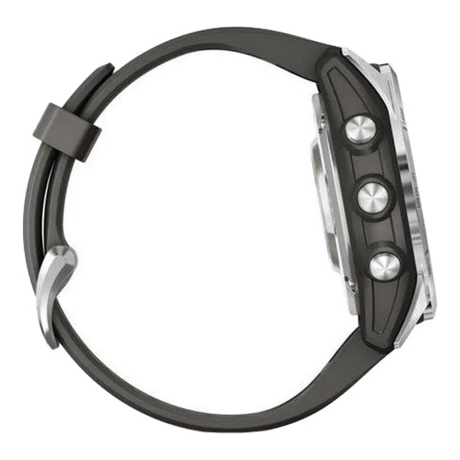 Garmin Fenix 7S Pro Solar Silver w. Graphite Band (010-02776-00/01)