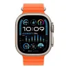 Apple Watch Ultra 2 GPS + Cellular 49mm Titanium Case with Orange Ocean Band (MREH3)