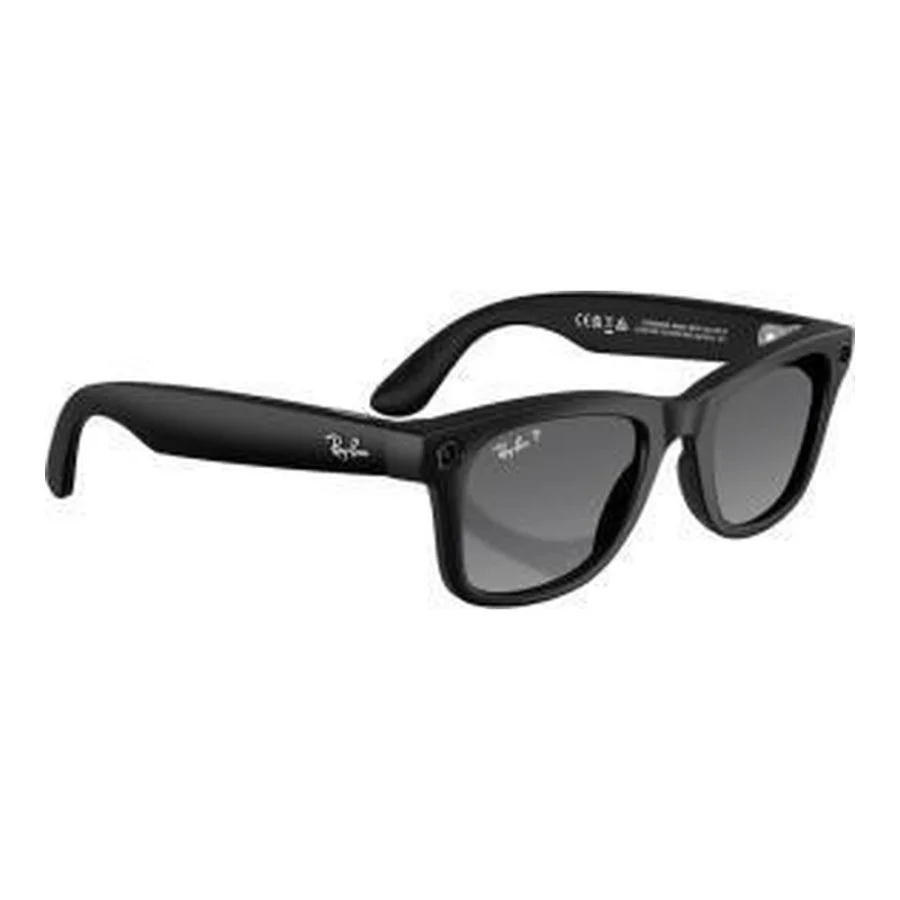 Ray-Ban | Meta Wayfarer [Gen 2] Large Matte Black Frame / Gradient Graphite Lenses (RW4012 601ST3 53-22)