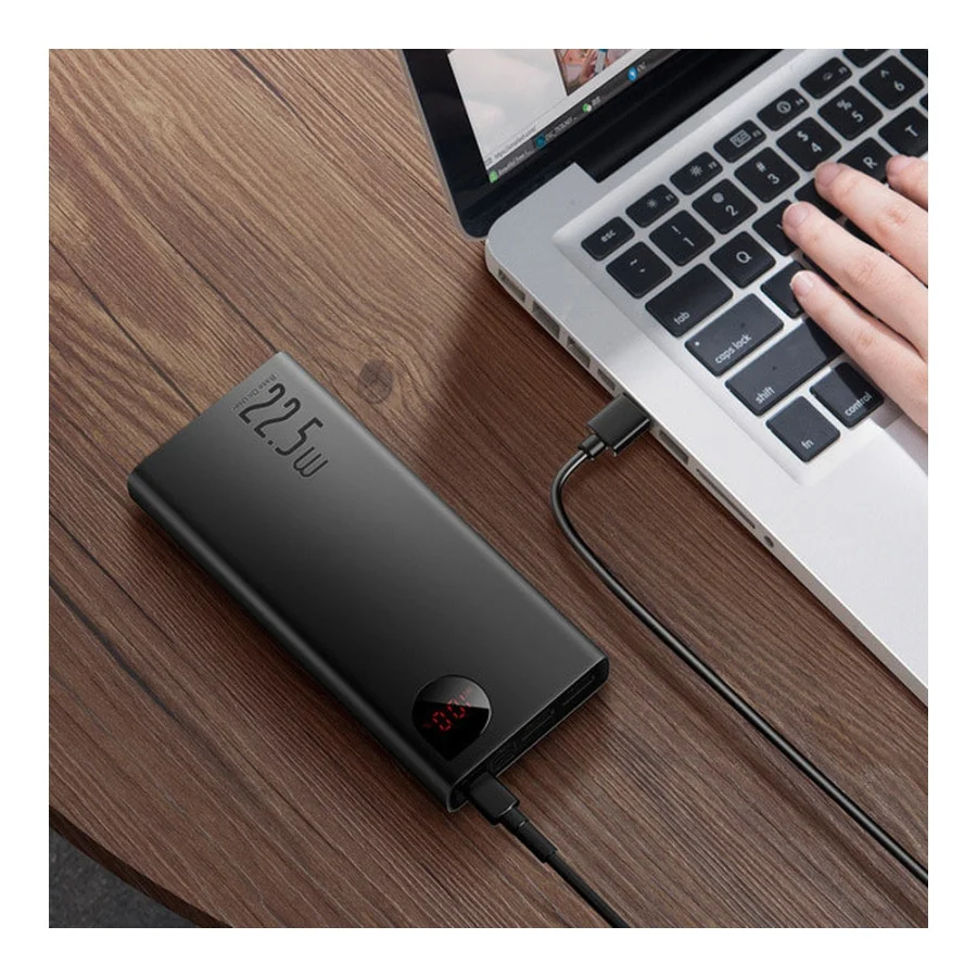 Baseus Adaman Metal Digital Display 20000mAh 22.5W 2021 Editon Black (PPAD000101)