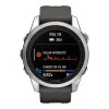 Garmin Fenix 7S Pro Solar Silver w. Graphite Band (010-02776-00/01)