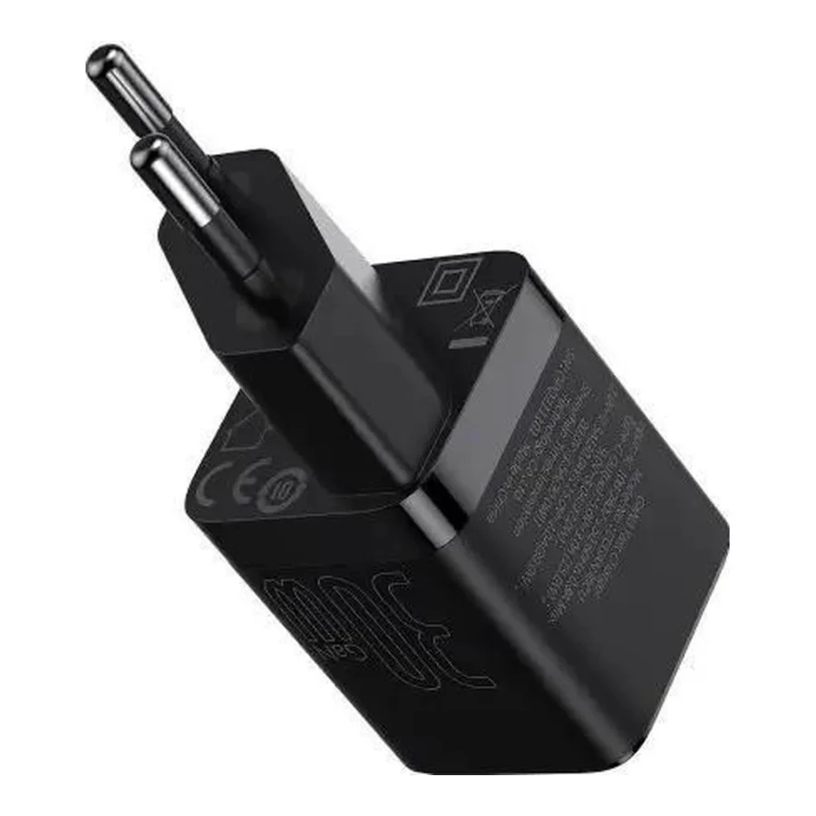 Baseus GaN3 Fast Charger Type-C 30W Black (CCGN010101)