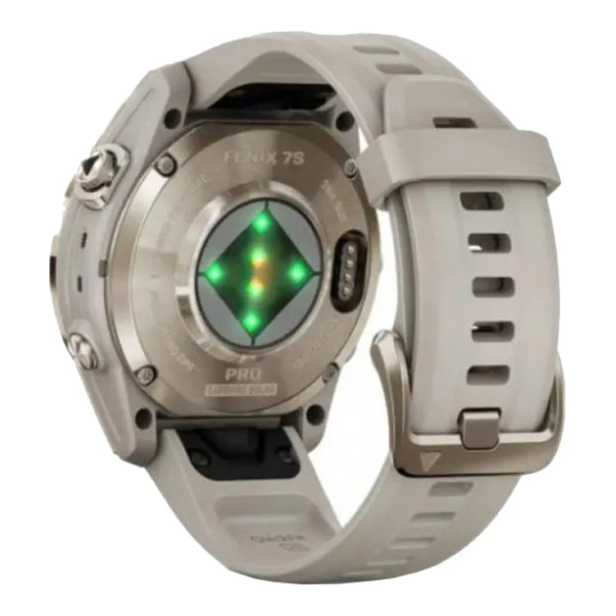 Garmin Fenix 7S Pro Sapphire Solar Soft Gold w. Light Sand Band (010-02776-14/15)