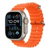 Apple Watch Ultra 2 GPS + Cellular 49mm Titanium Case with Orange Ocean Band (MREH3)