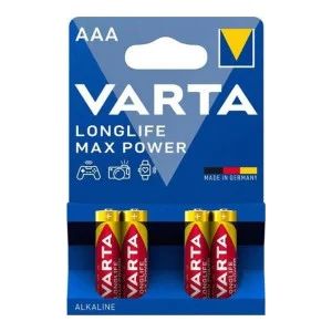 Varta AAA bat Alkaline 4шт Max Power (04703101404)