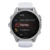 Garmin Fenix 8 43mm AMOLED Silver with Whitestone Silicone Band (010-02903-00/06)
