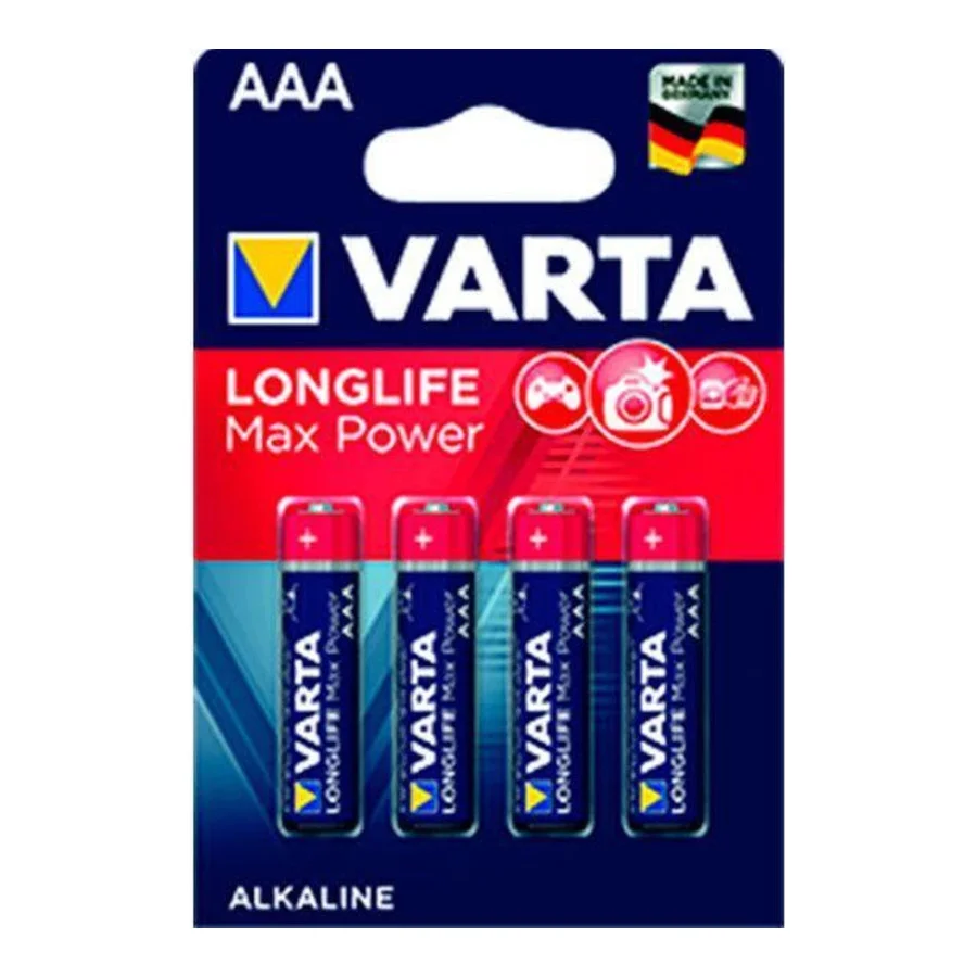 Varta AAA bat Alkaline 4шт Max Power (04703101404)