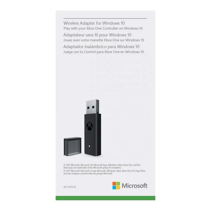 Xbox One Microsoft Wireless Adapter for Windows 10 (6HN-00003)