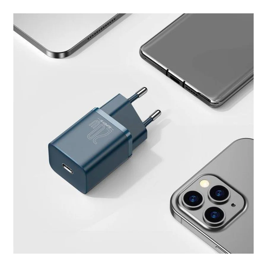 Baseus Super Si Quick Charger Type-C 20W Blue (CCSUP-B03)