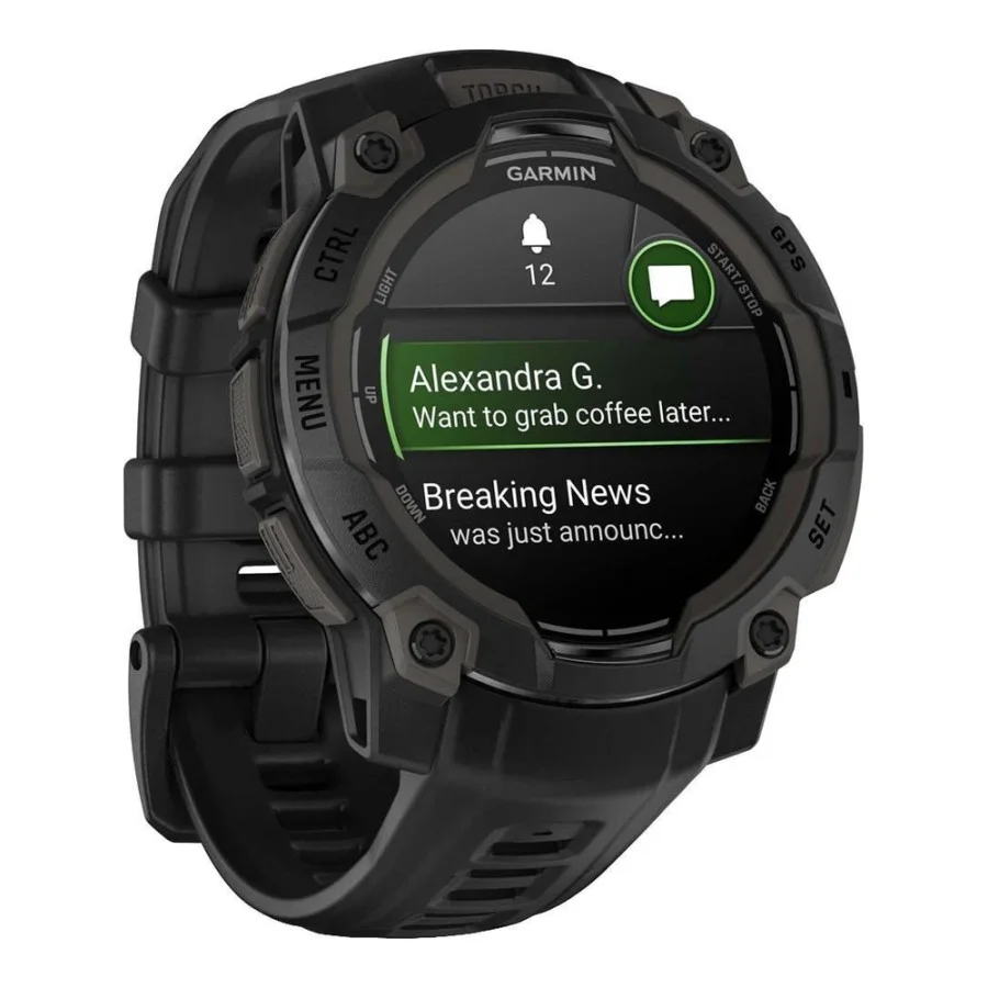 Garmin Instinct 3 45mm AMOLED Black with Black Band (010-02936-00)