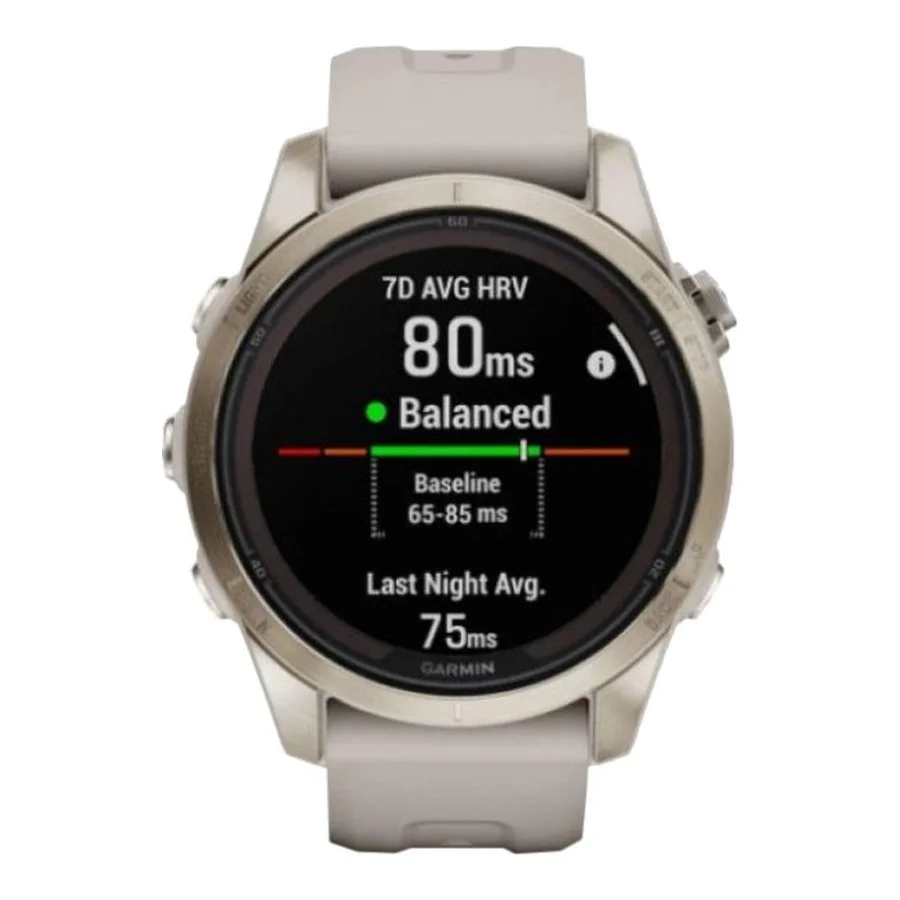 Garmin Fenix 7S Pro Sapphire Solar Soft Gold w. Light Sand Band (010-02776-14/15)