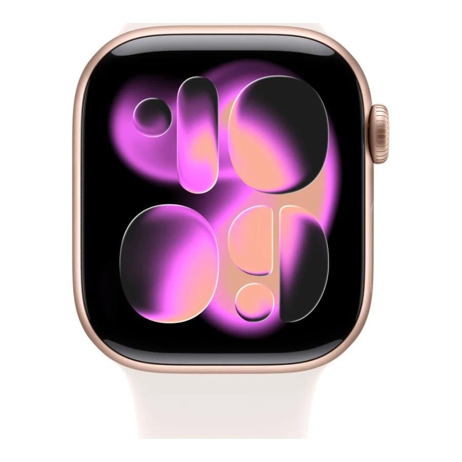 Apple Watch Series 11 GPS 42mm Rose Gold Alu. Case w. Light Blush S. Band - S/M (MEU04)