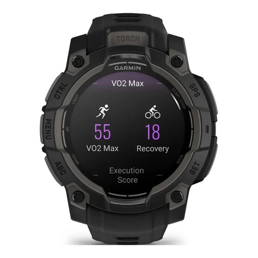 Garmin Instinct 3 45mm AMOLED Black with Black Band (010-02936-00)