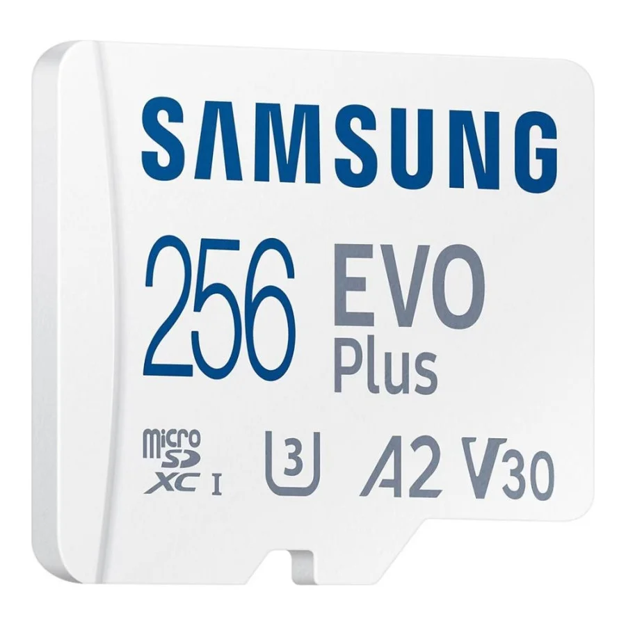 Samsung 256 GB microSDXC Class 10 UHS-I U3 EVO Plus + SD Adapter (MB-MC256SA)