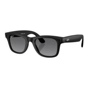Ray-Ban | Meta Wayfarer [Gen 2] Large Matte Black Frame / Gradient Graphite Lenses (RW4012 601ST3 53-22)