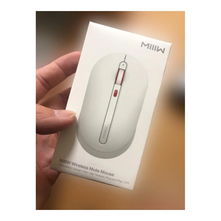 MIIIW MWMM01 Mouse Mute Wireless White