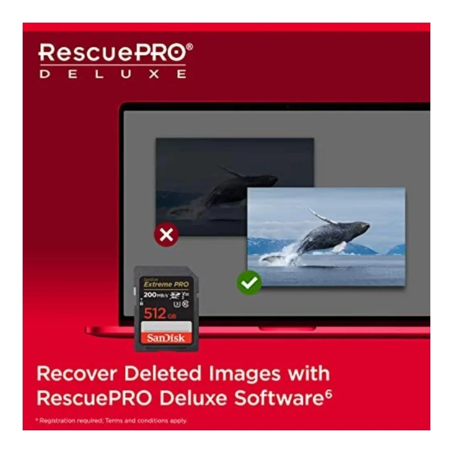 SanDisk 512 GB SDXC UHS-I U3 V30 Extreme PRO (SDSDXXD-512G-GN4IN)