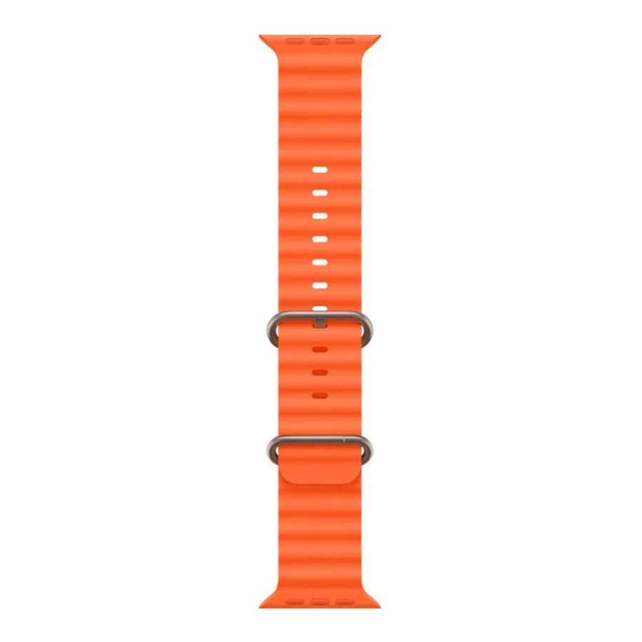 Apple Watch Ultra 2 GPS + Cellular 49mm Titanium Case with Orange Ocean Band (MREH3)