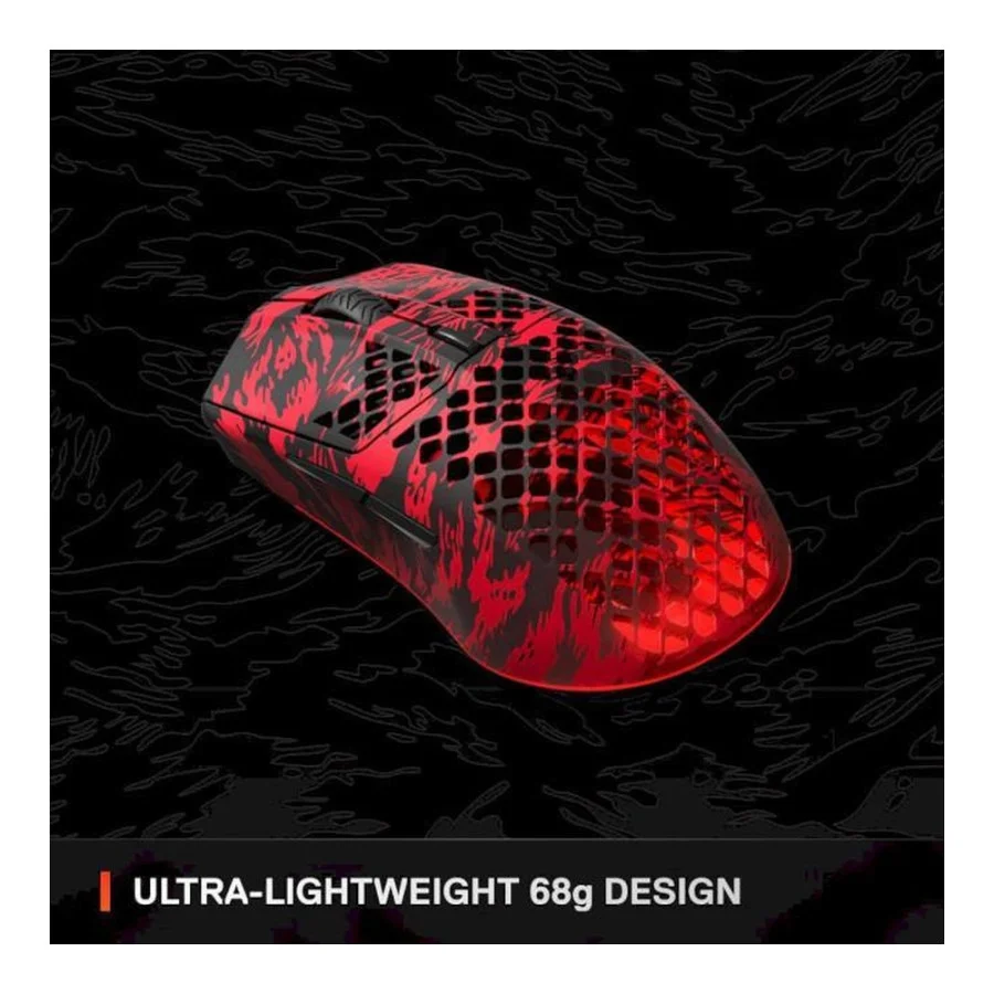 SteelSeries Aerox 3 Wireless Faze Clan Edition Red Black (62609)